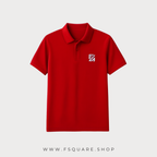 Classic Black Polo T-Shirt with Embroidered Logo