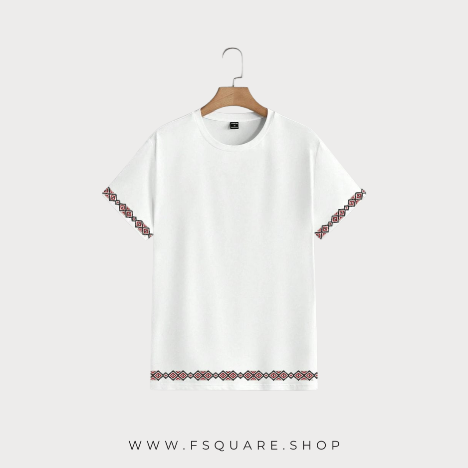 Classic Printed T-Shirt White